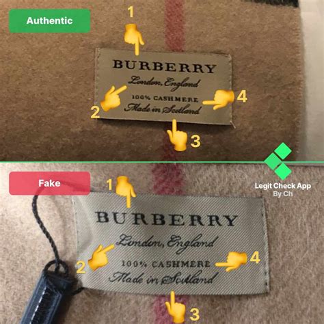 burberry scarf replica vs real|authentic burberry scarf tag.